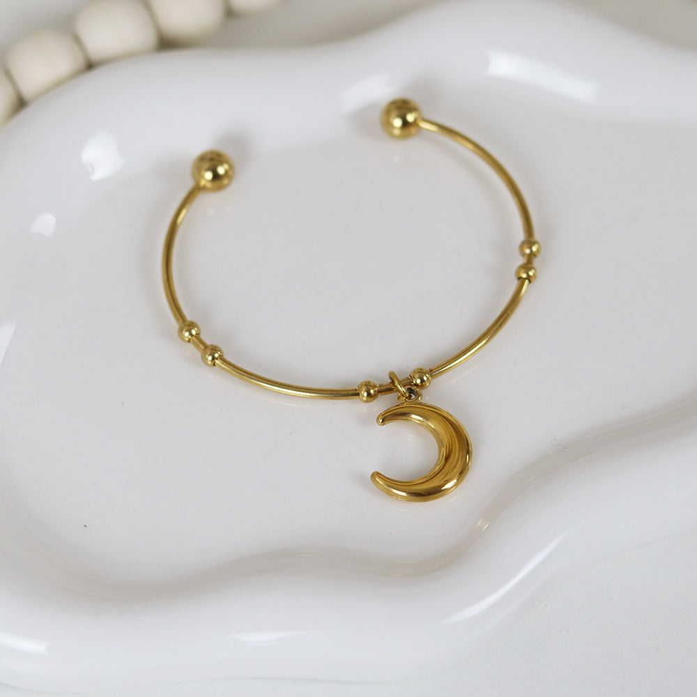 Stainless Steel Gold Plated Bracelet #B69