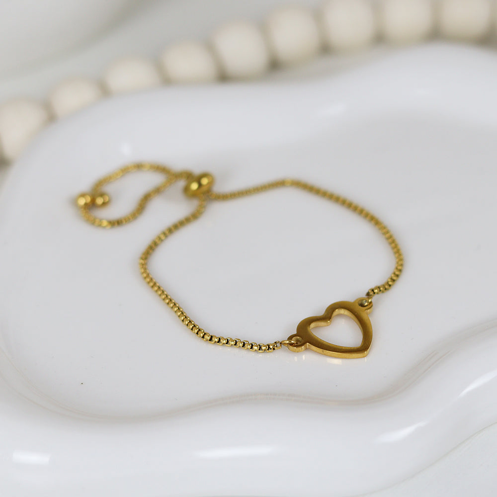 Stainless Steel Gold Plated Bracelet #B71