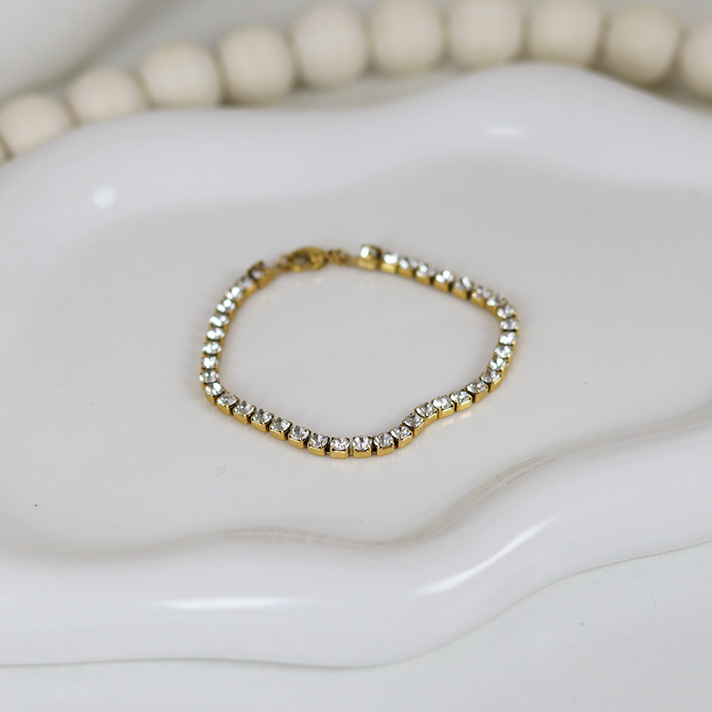Stainless Steel Gold Plated Bracelet #B72