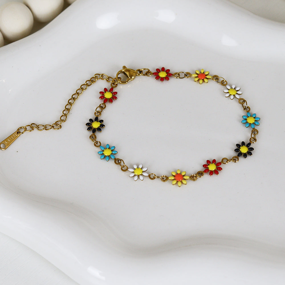 Stainless Steel Gold Plated Bracelet #B79