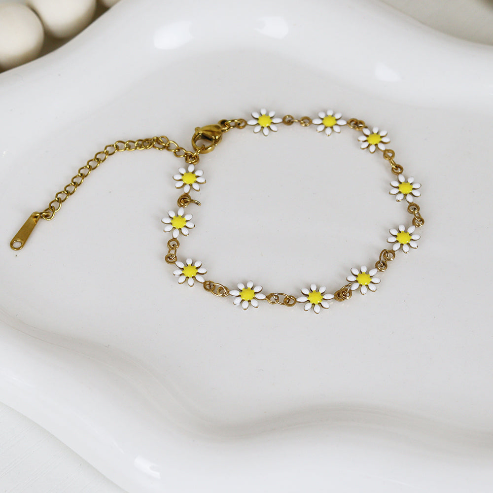 Stainless Steel Gold Plated Bracelet #B80