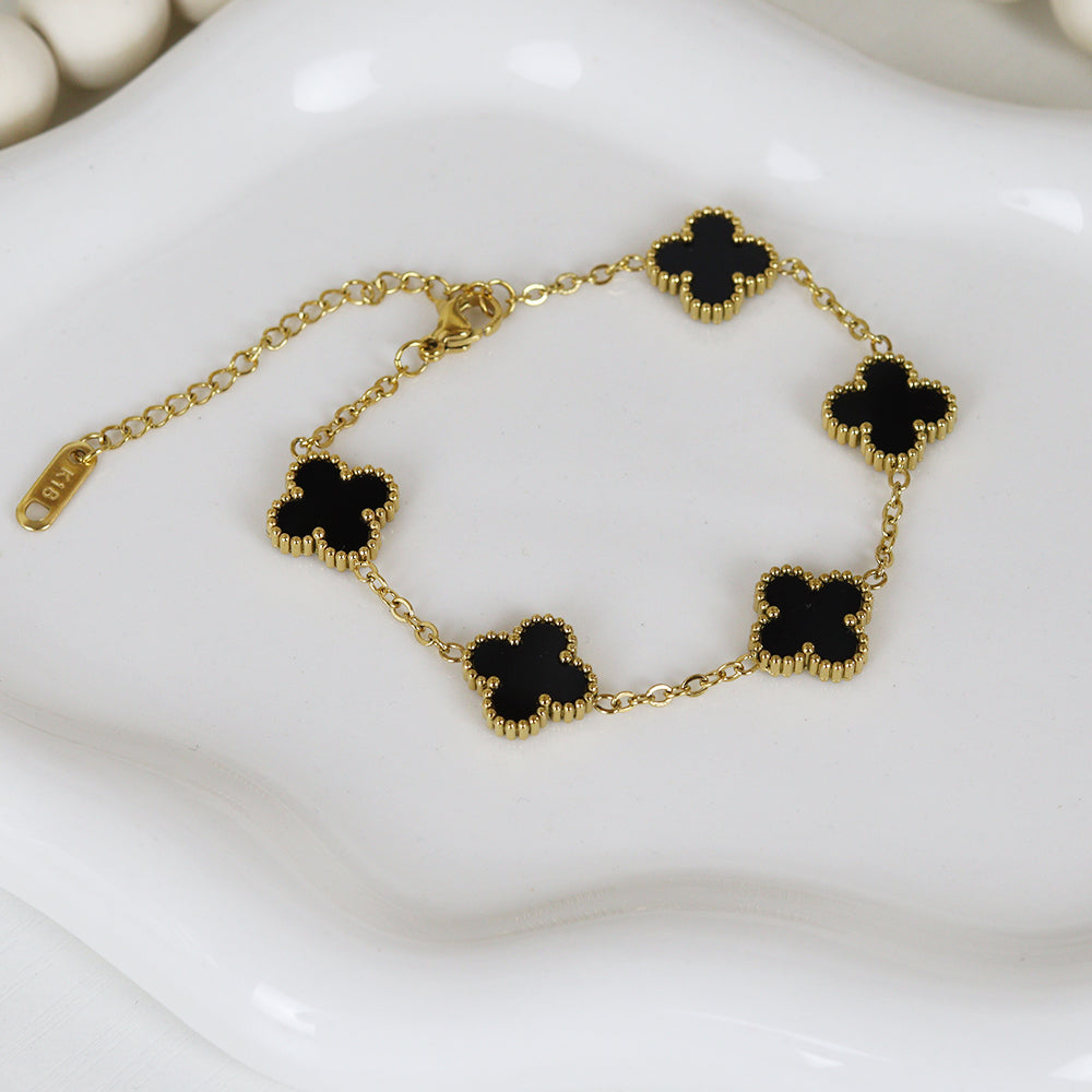 Stainless Steel Gold Plated Bracelet #B81