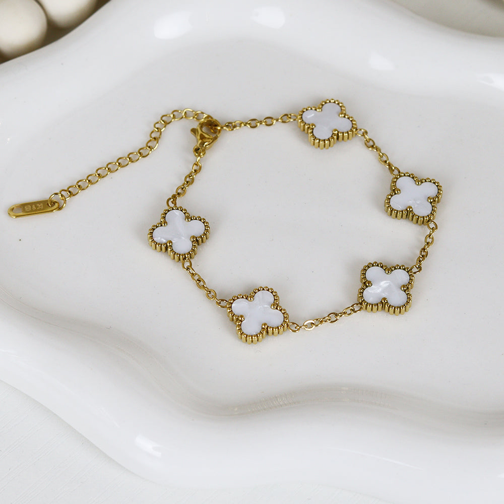 Stainless Steel Gold Plated Bracelet #B82