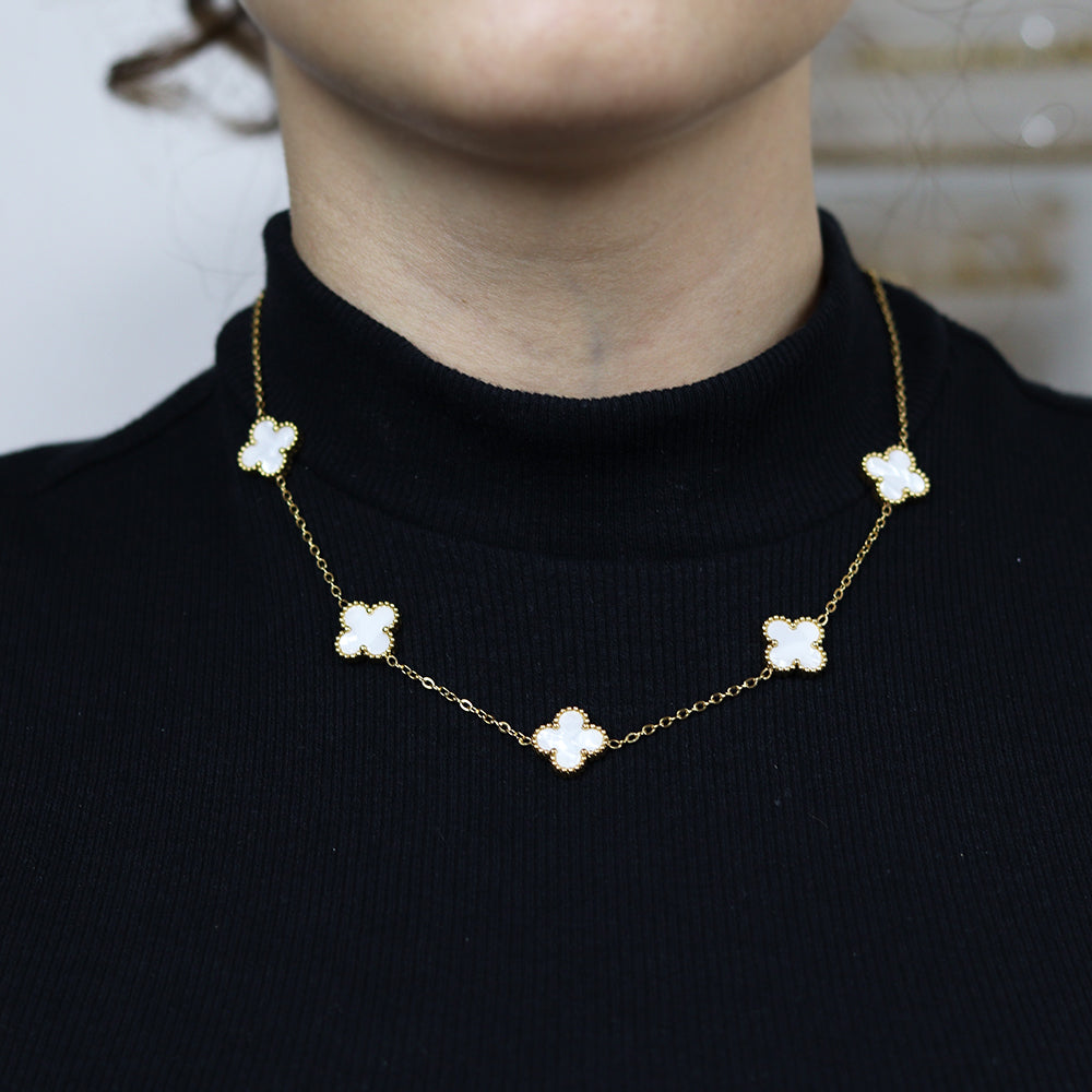 Stainless Steel Gold Plated Necklace #N20