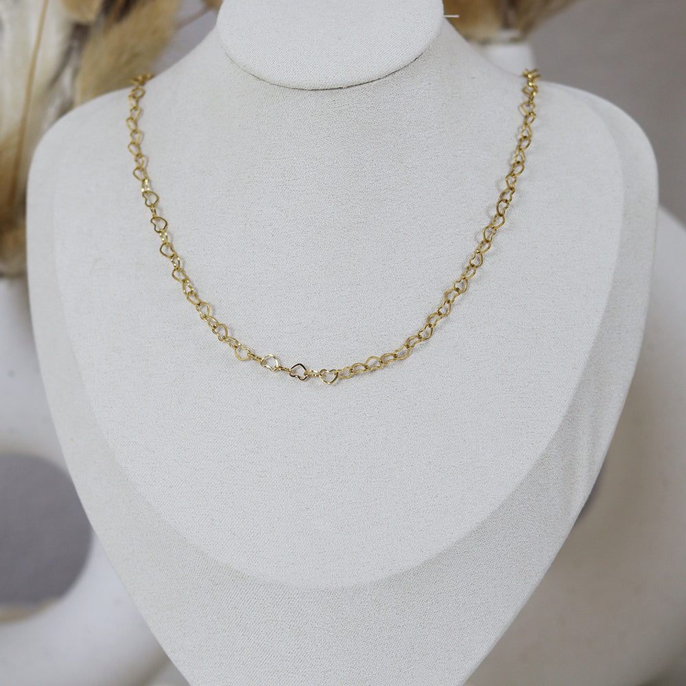 Stainless Steel Gold Plated Necklace #N29
