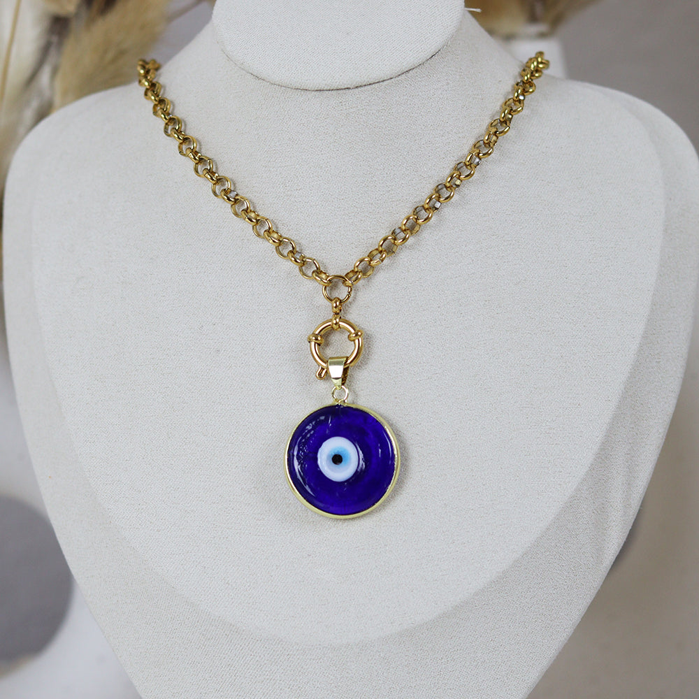 Stainless Steel Gold Plated Necklace #N35