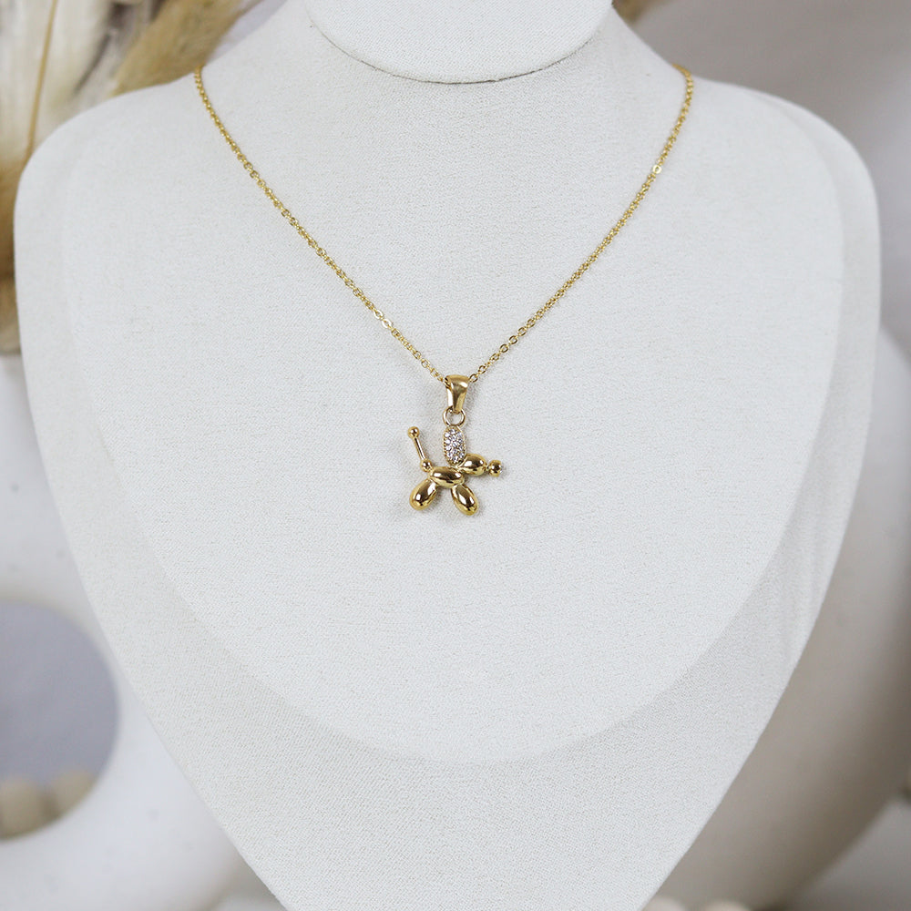 Stainless Steel Gold Plated Necklace #N54