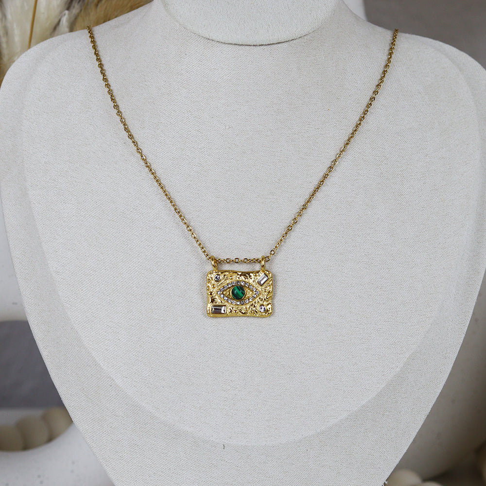 Stainless Steel Gold Plated Necklace #N64