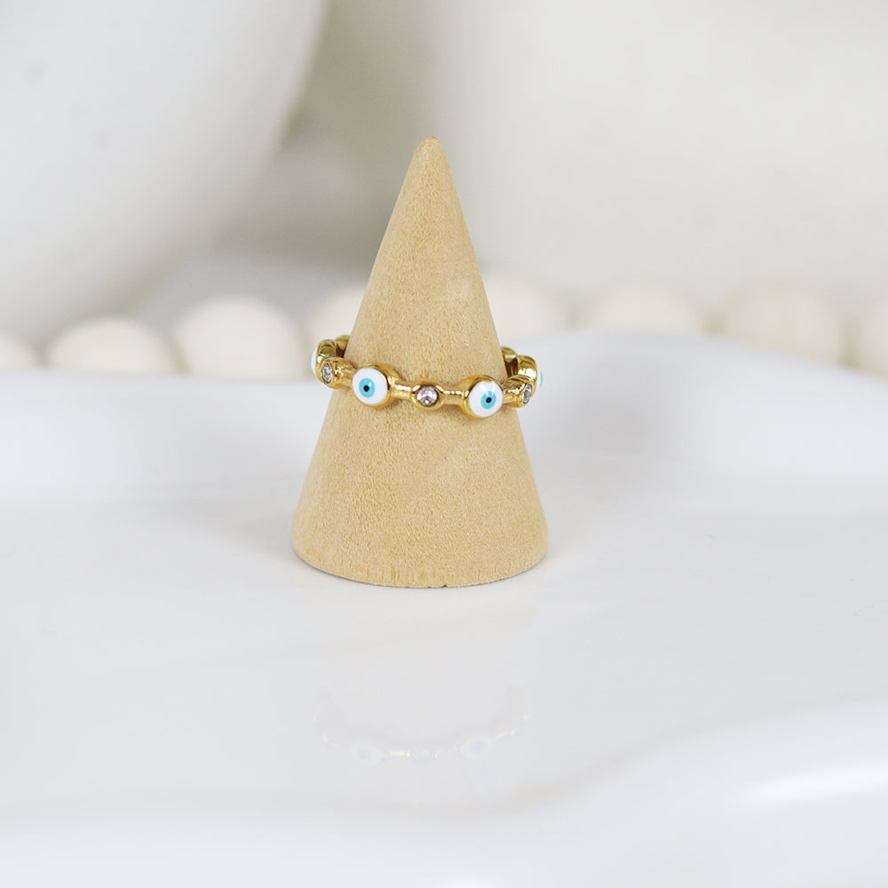 Stainless Steel Gold Plated Ring #R65