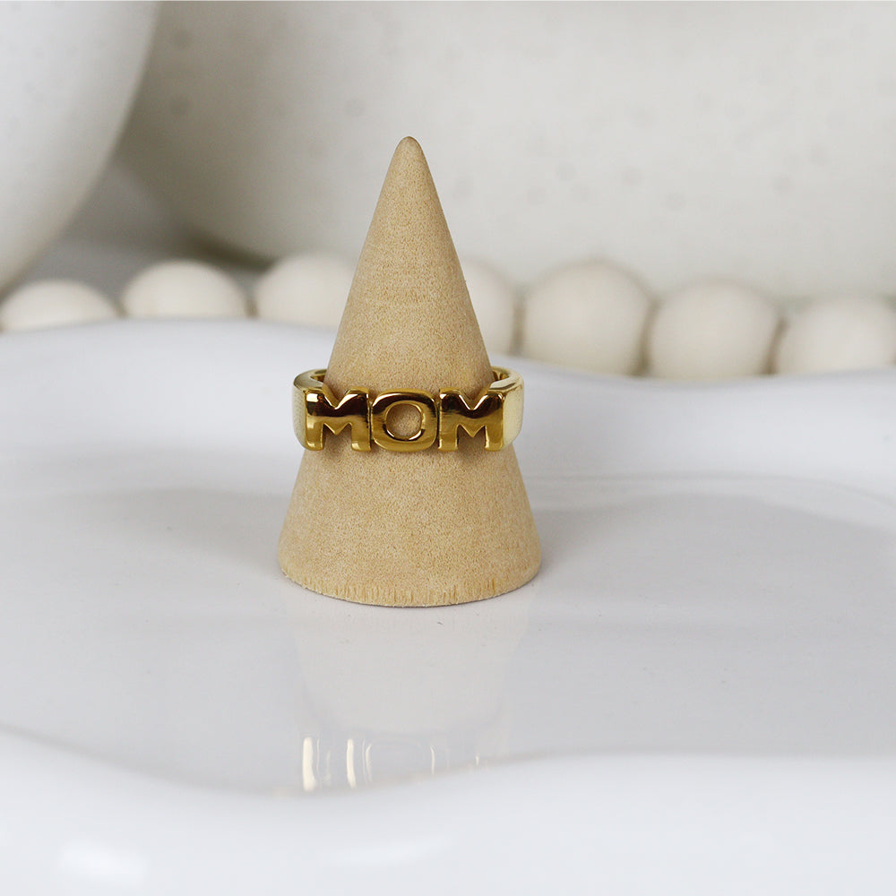 Stainless Steel Gold Plated Ring #R77