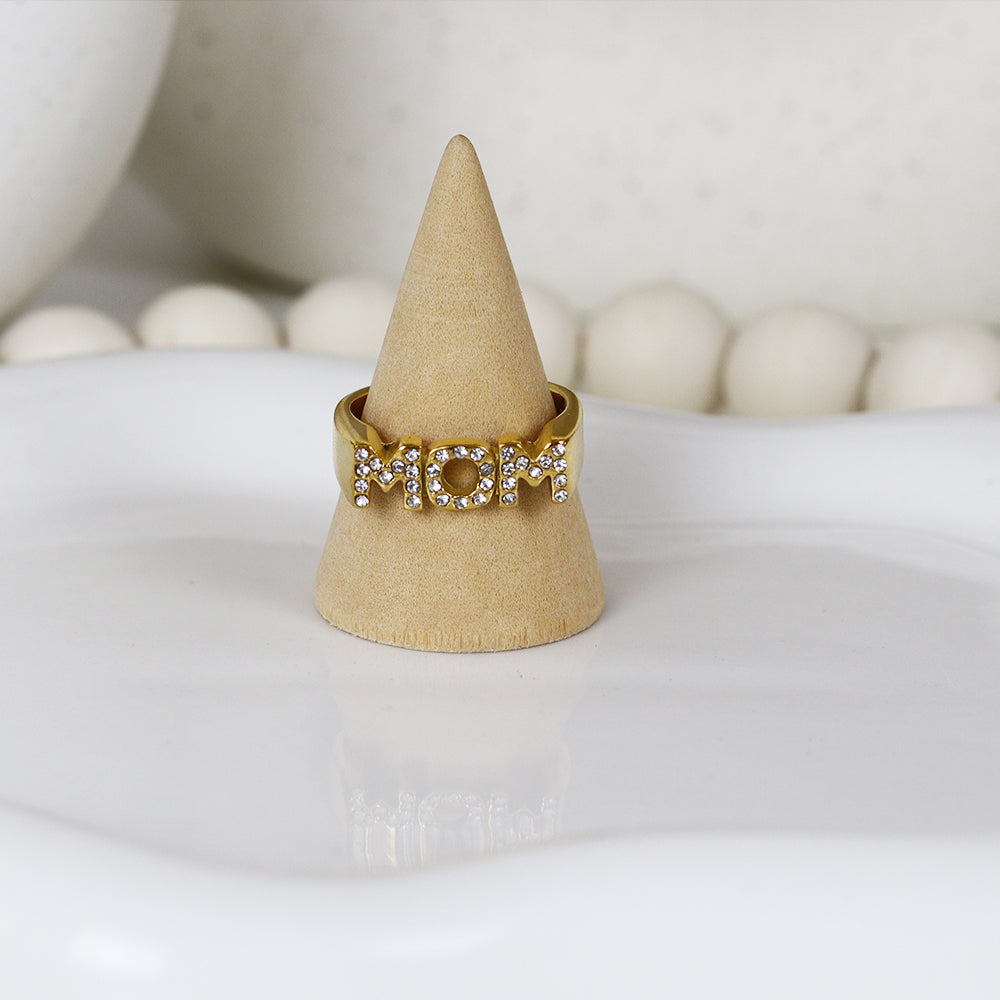 Stainless Steel Gold Plated Ring #R79