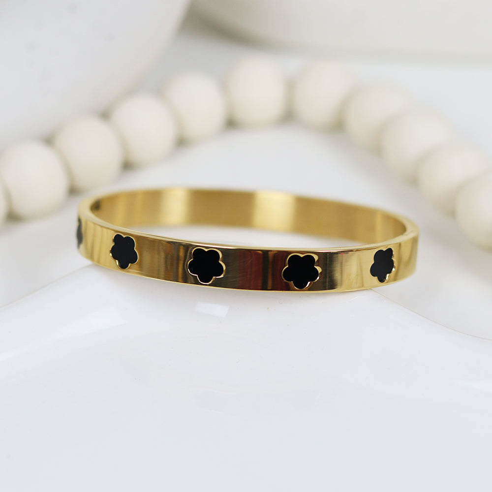 Stainless Steel Gold Plated Bracelet #B12