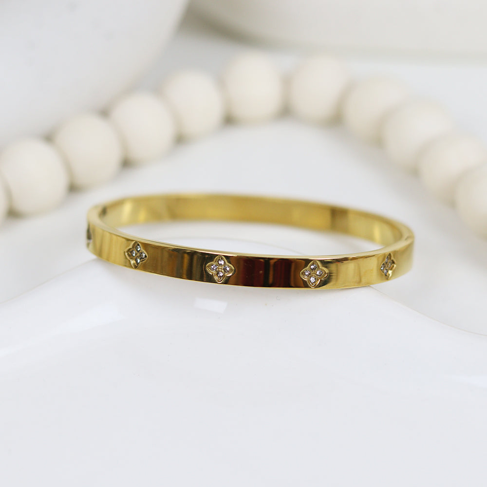 Stainless Steel Gold Plated Bracelet #B17
