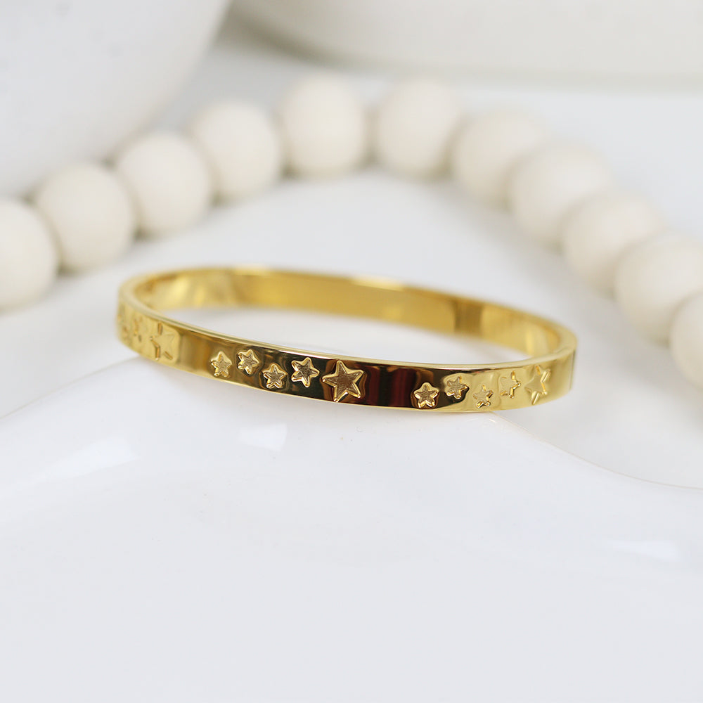 Stainless Steel Gold Plated Bracelet #B18