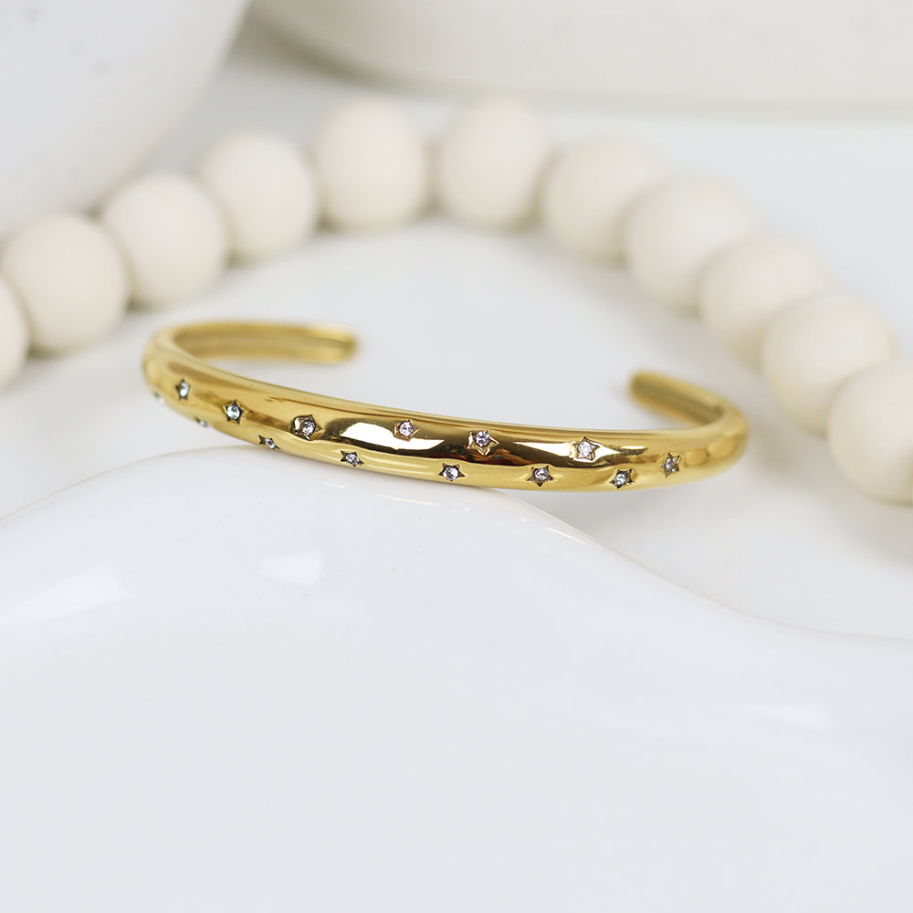 Stainless Steel Gold Plated Bracelet #B19