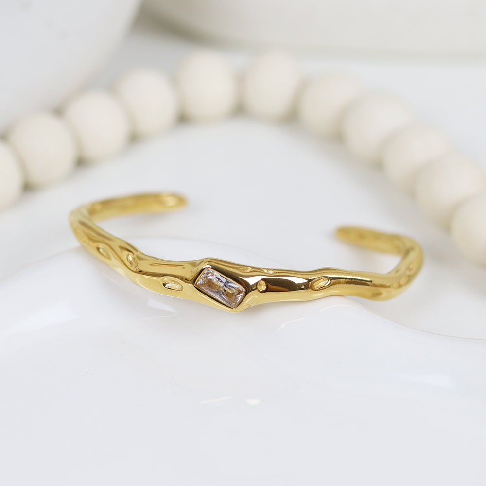 Stainless Steel Gold Plated Bracelet #B20