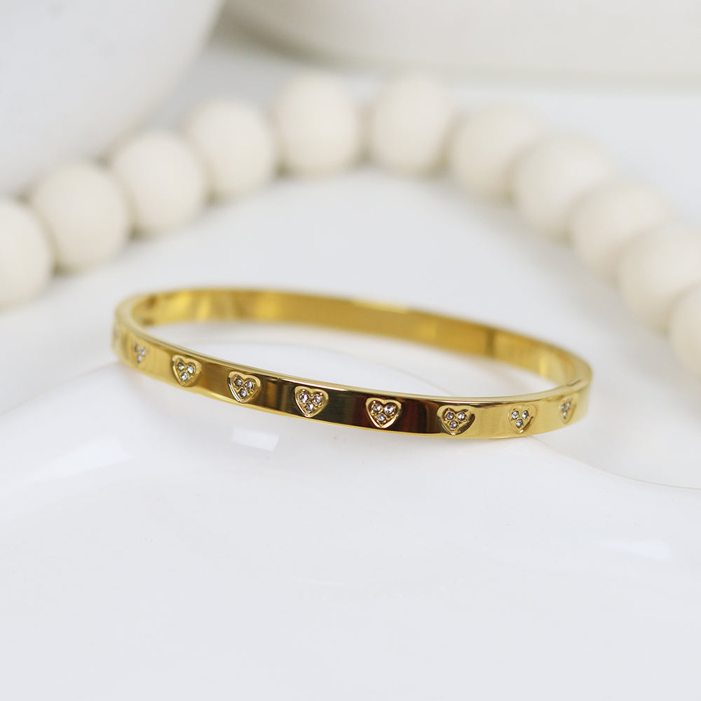 Stainless Steel Gold Plated Bracelet #B22