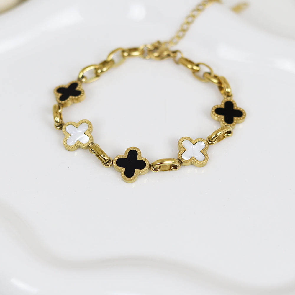 Stainless Steel Gold Plated Bracelet #B37