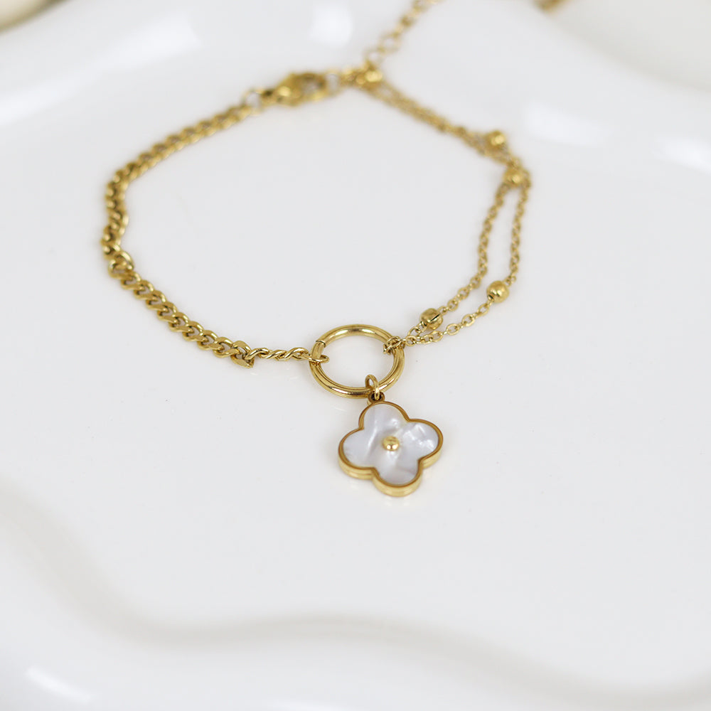 Stainless Steel Gold Plated Bracelet #B38