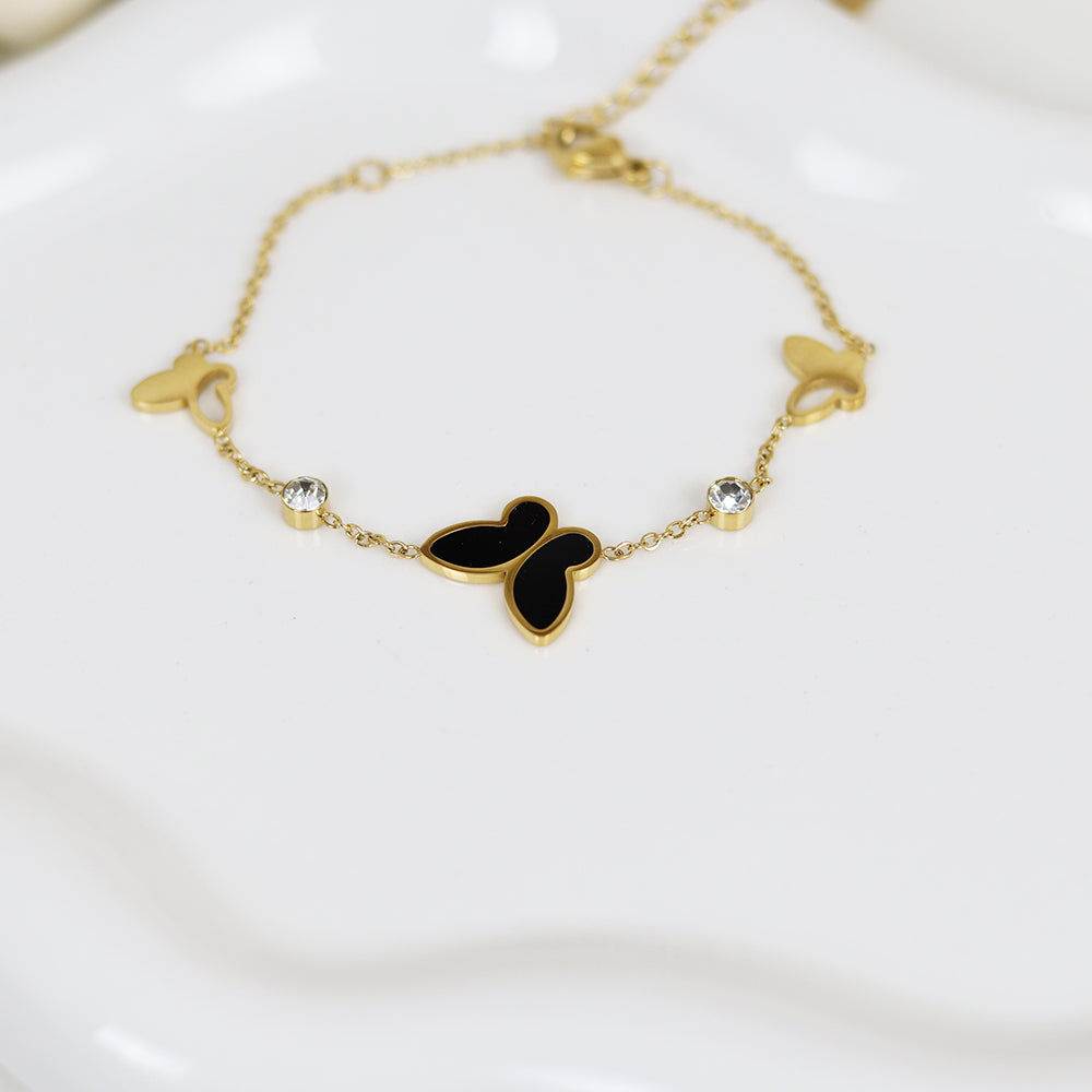 Stainless Steel Gold Plated Bracelet #B42