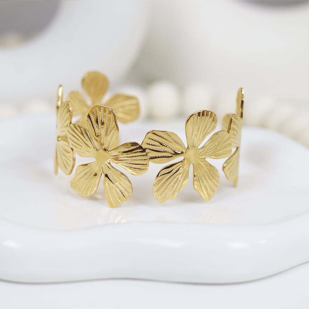 Stainless Steel Gold Plated Bracelet #B53
