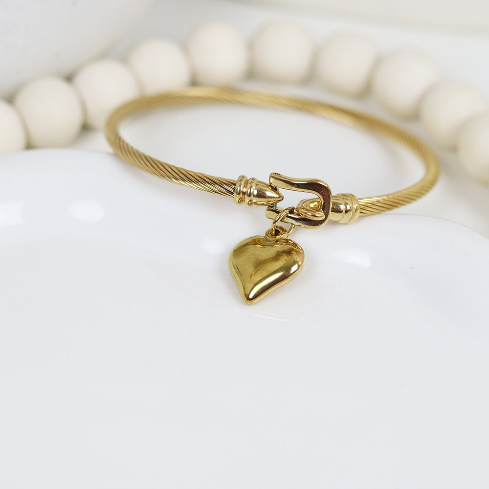 Stainless Steel Gold Plated Bracelet #B55