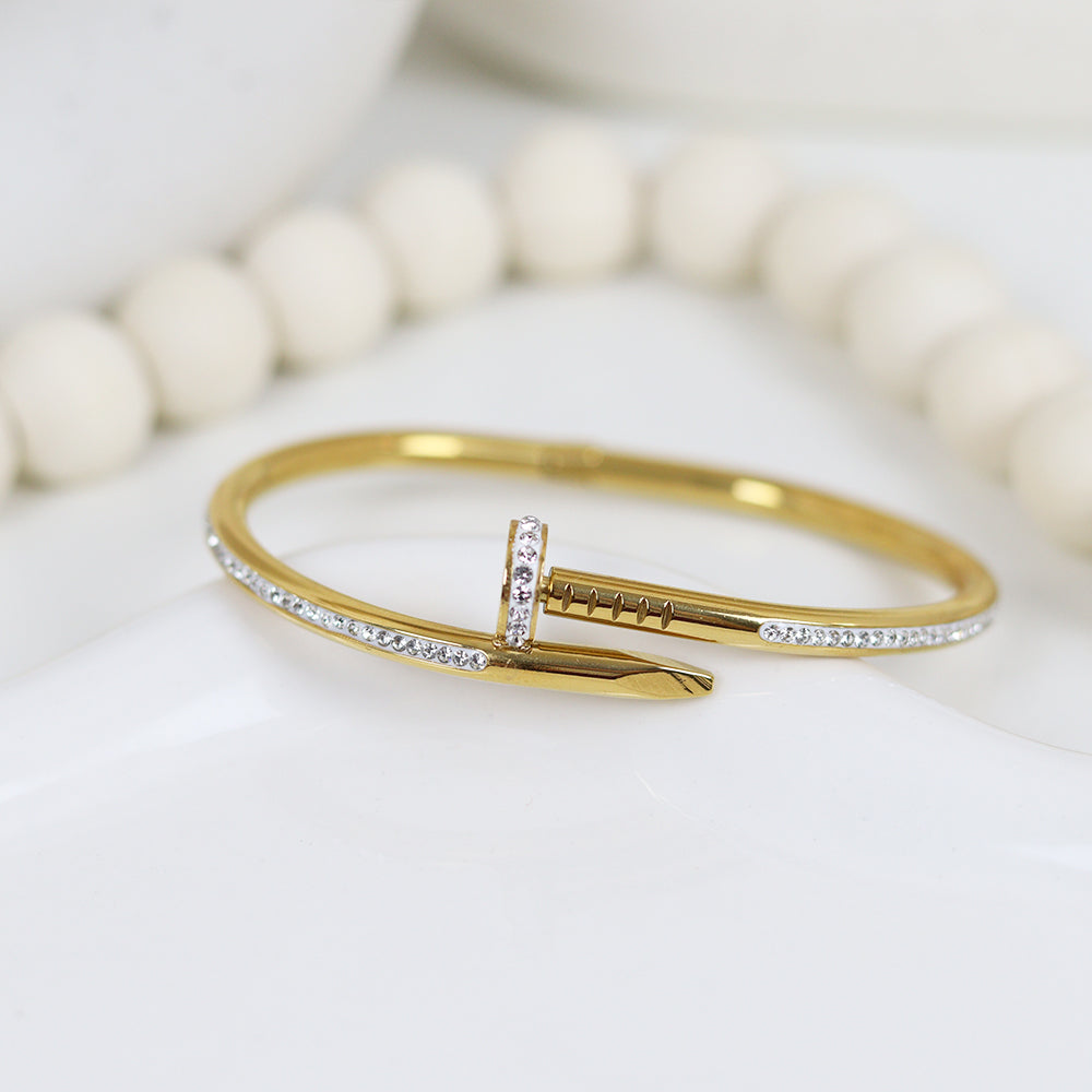 Stainless Steel Gold Plated Bracelet #B6