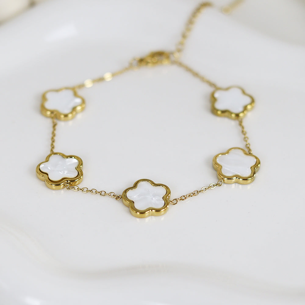 Stainless Steel Gold Plated Bracelet #B60