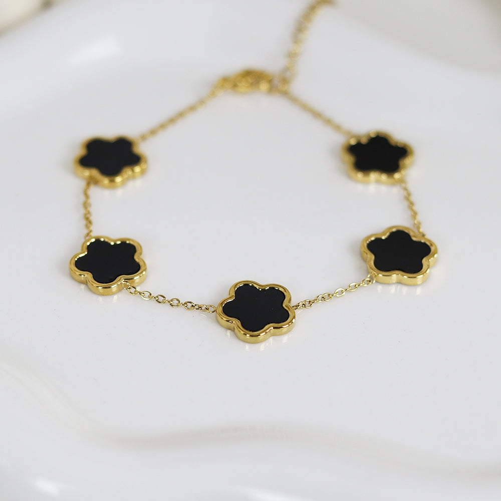 Stainless Steel Gold Plated Bracelet #B61