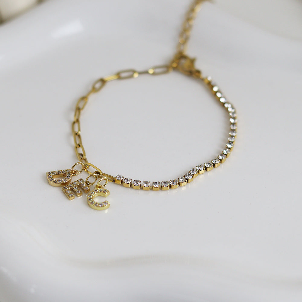 Stainless Steel Gold Plated Bracelet #B66