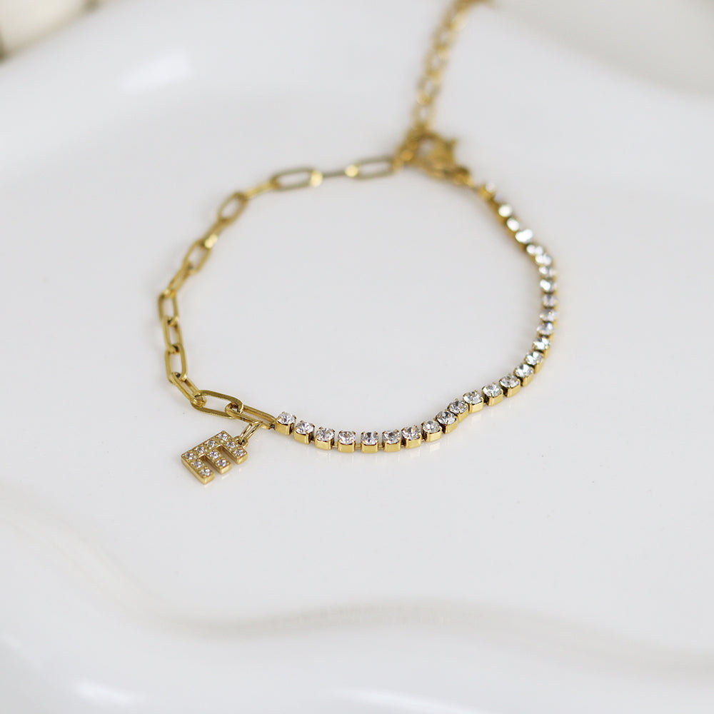 Stainless Steel Gold Plated Bracelet #B66