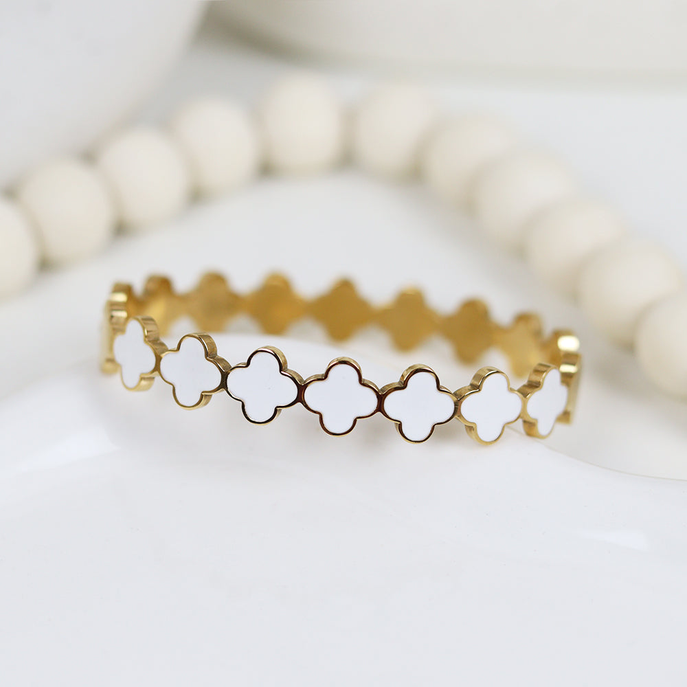 Stainless Steel Gold Plated Bracelet #B8