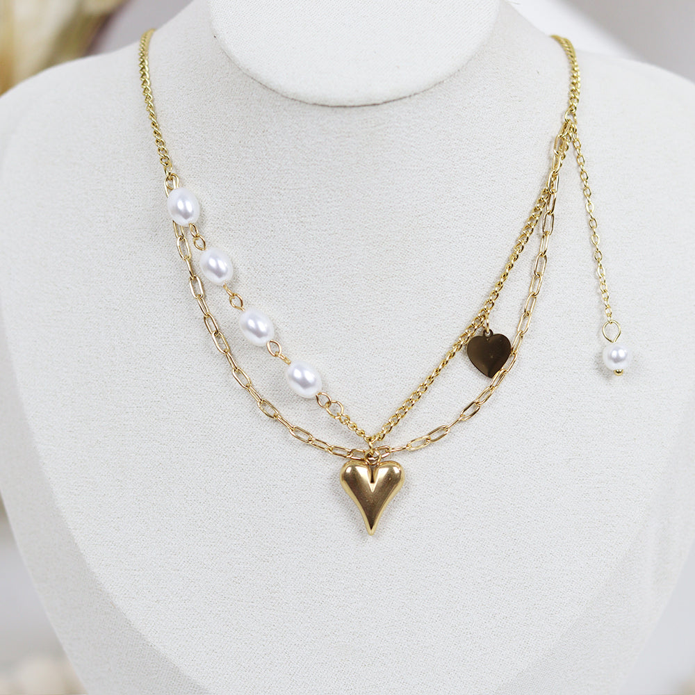Stainless Steel Gold Plated Necklace #N5