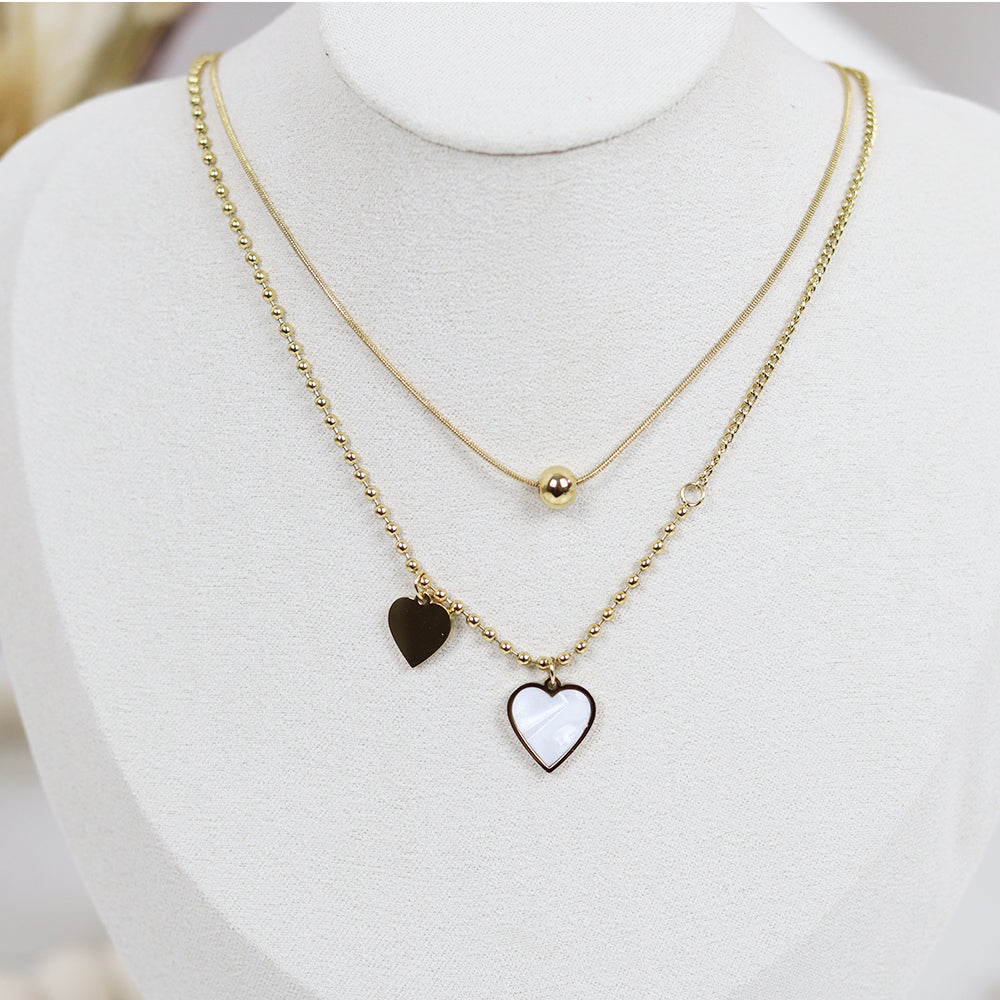 Stainless Steel Gold Plated Necklace #N6