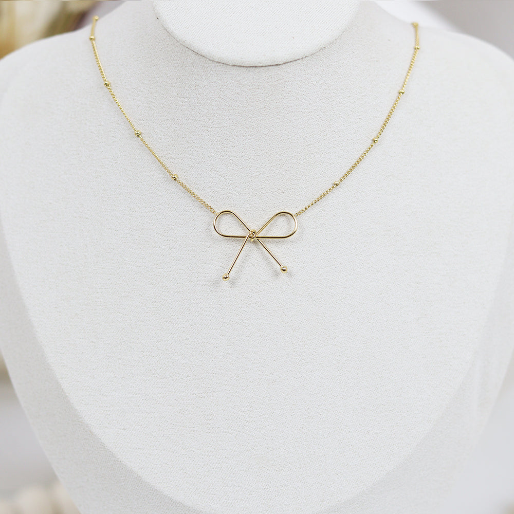Stainless Steel Gold Plated Necklace #N14