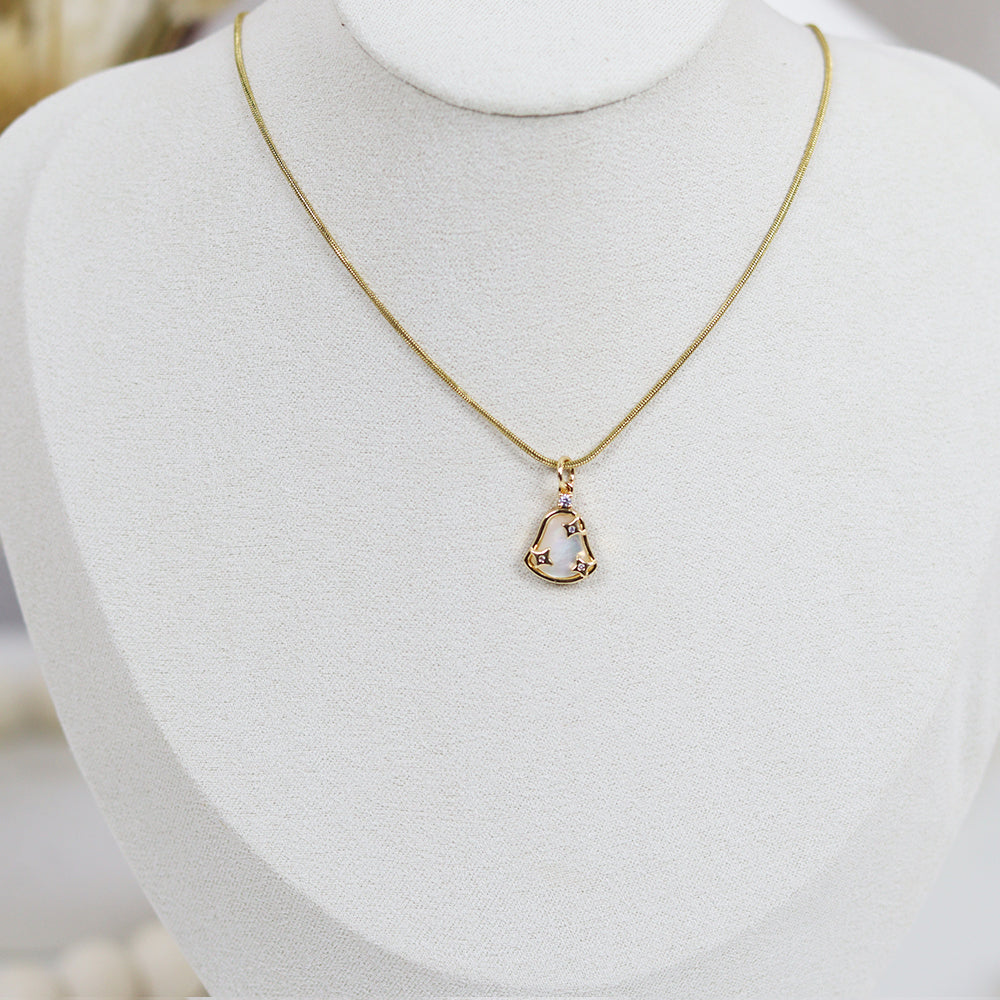 Stainless Steel Gold Plated Necklace #N17
