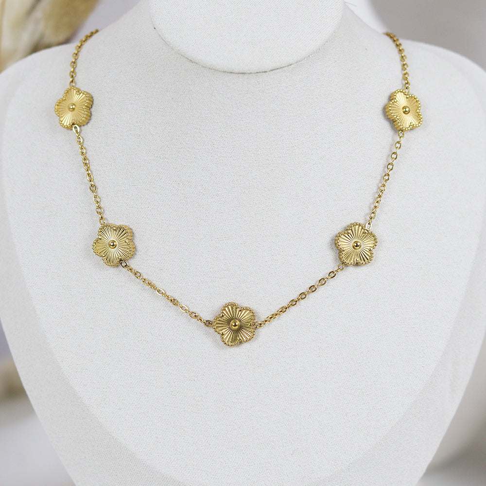 Stainless Steel Gold Plated Necklace #N18