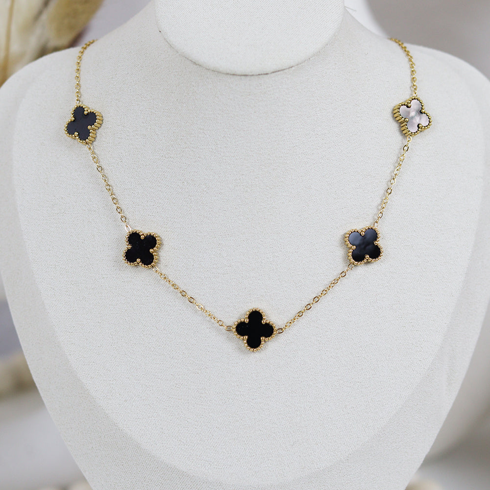 Stainless Steel Gold Plated Necklace #N19