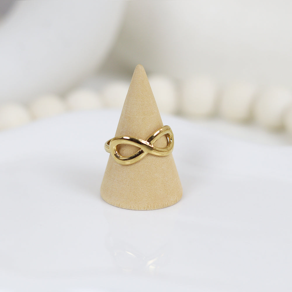 Stainless Steel Gold Plated Ring #R15