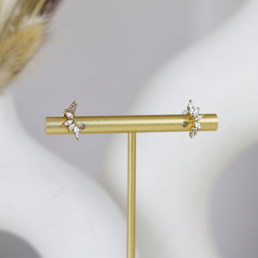 Stainless Steel Gold Plated Earrings #E29