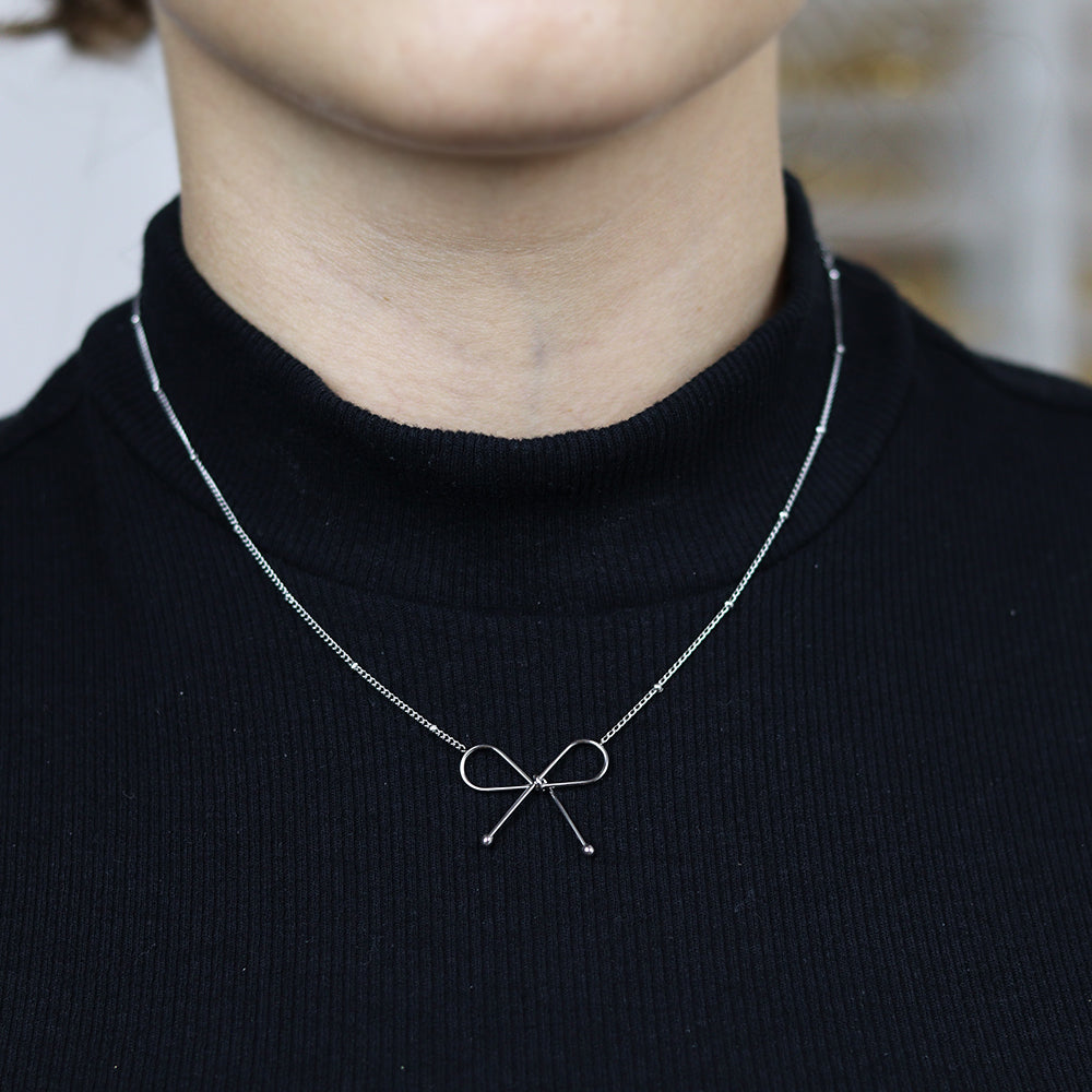 Stainless Steel Silver Plated Necklace #N13