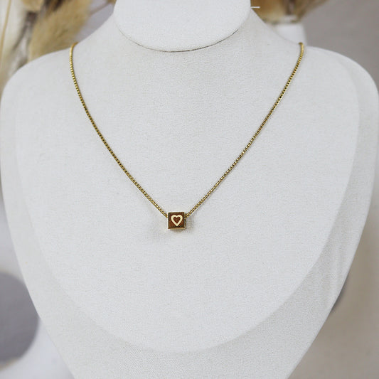 Stainless Steel Gold Plated Necklace #N26