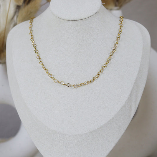 Stainless Steel Gold Plated Necklace #N29