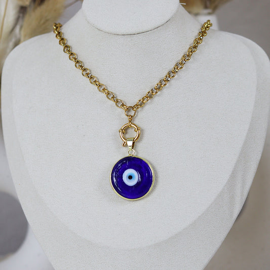 Stainless Steel Gold Plated Necklace #N35