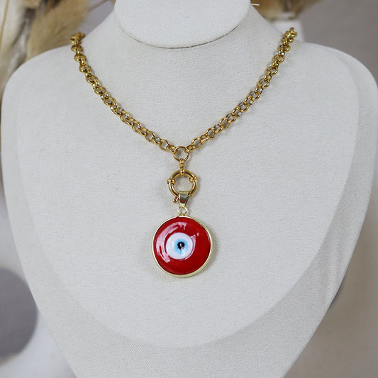 Stainless Steel Gold Plated Necklace #N36
