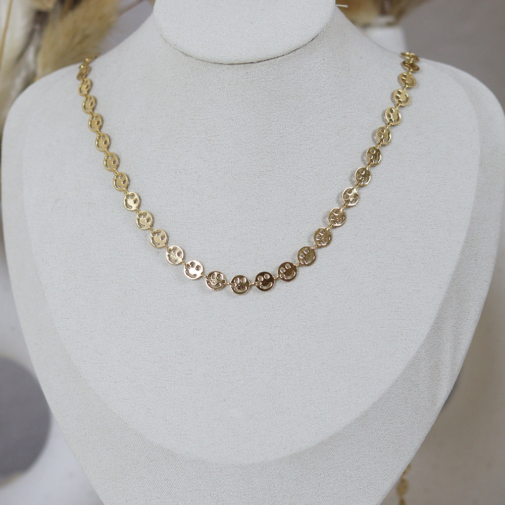 Stainless Steel Gold Plated Necklace #N37
