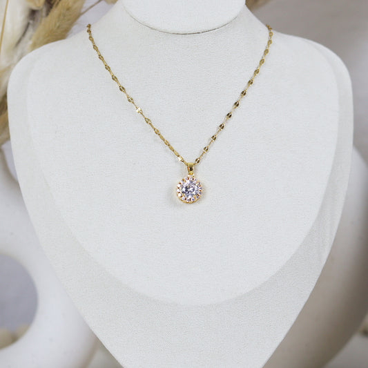 Stainless Steel Gold Plated Necklace #N55