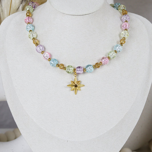 Crystal Stones Necklace #N56