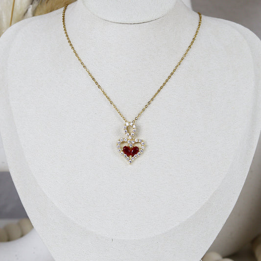 Stainless Steel Gold Plated Necklace #N60
