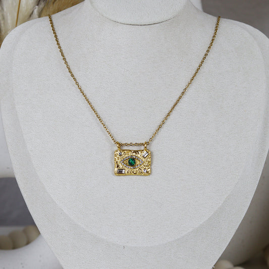 Stainless Steel Gold Plated Necklace #N64